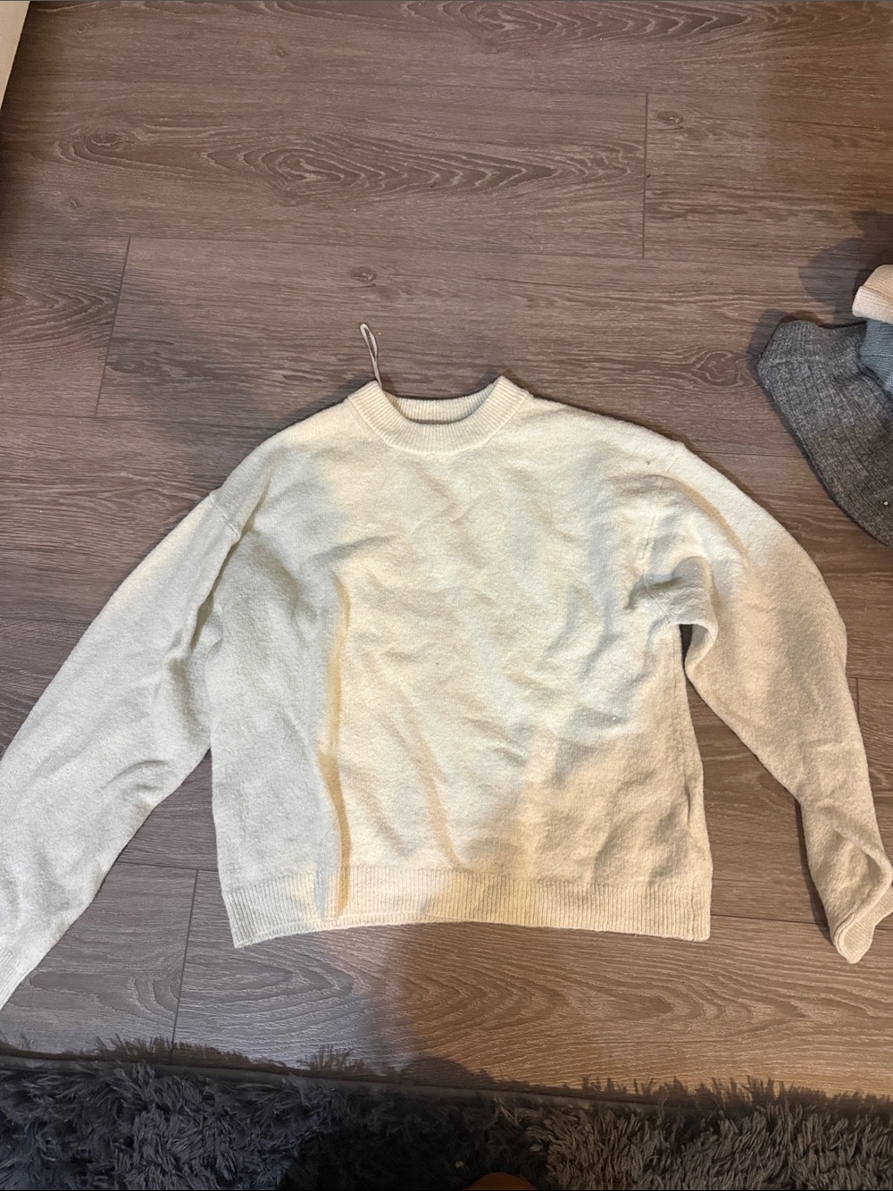 H&M Cream Crewneck Sweater